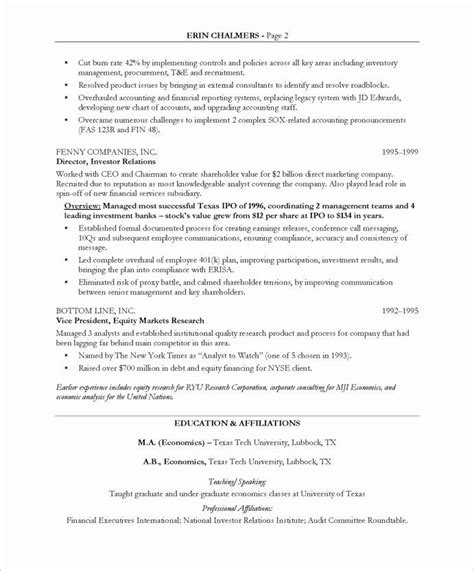 You need white space or your resume will look like a stock ticker. Financial Advisor Resume Objective Beautiful Resume Sample ...