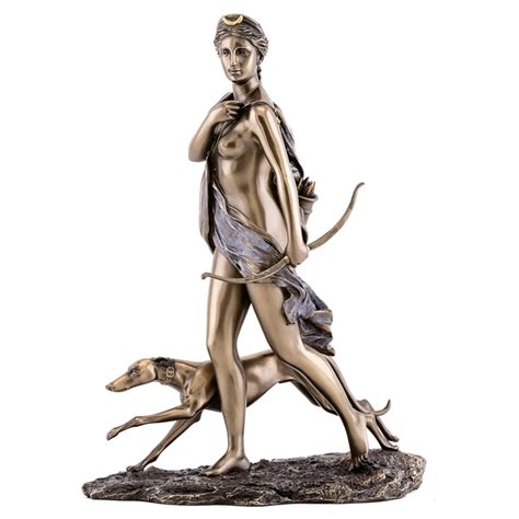 Lifesize Famous Roman Mythology Art Standing Diana Bronze Statue