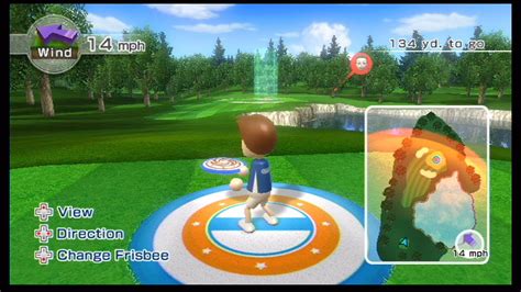 Wii Sports Resort Disc Golf Jomez Pro Style Commentary Back 9 Part