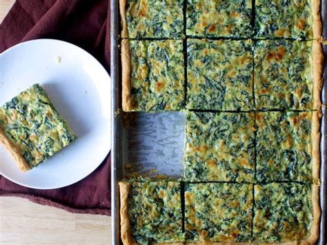 Spinach Sheet Pan Quiche Recipe Whisk