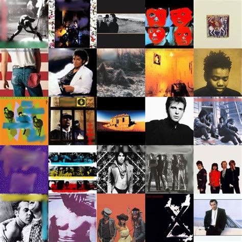 Pick The Best Albums Of The 80s Quiz By Noldeh