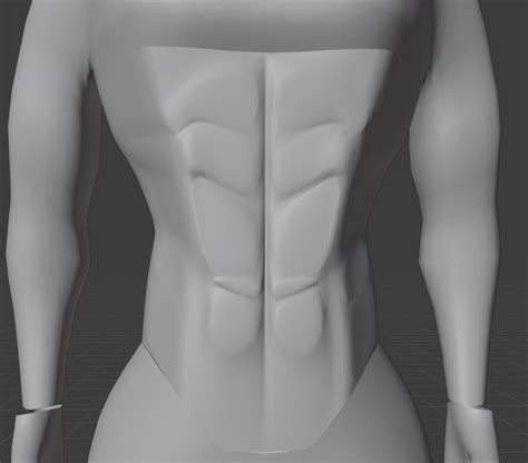 Male Mash Male Abs Free Vr Ar Low Poly 3d Model Cgtrader