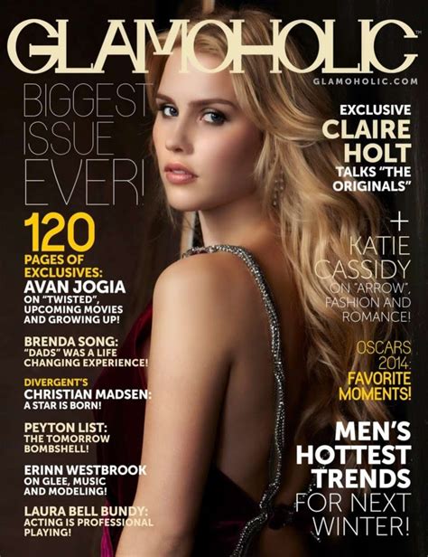 Sophies Fashion Blog Claire Holt Glamoholic Magazine Usa March 2014