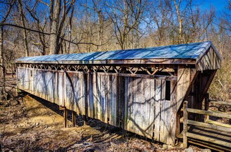 Covered Bridge At Yellow Creek Park Owensboro Kentucky Country Barns
