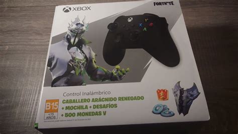 Control Xbox Fortnite Caballero Arácnido Renegado Skin Gratis