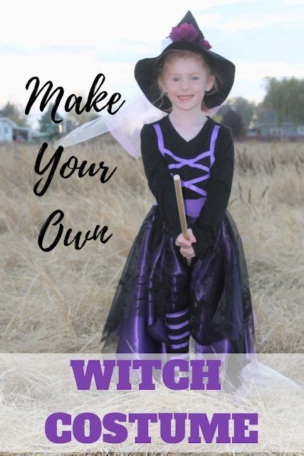 Make A Homemade Witch Costume With This Easy To Follow Step By Step