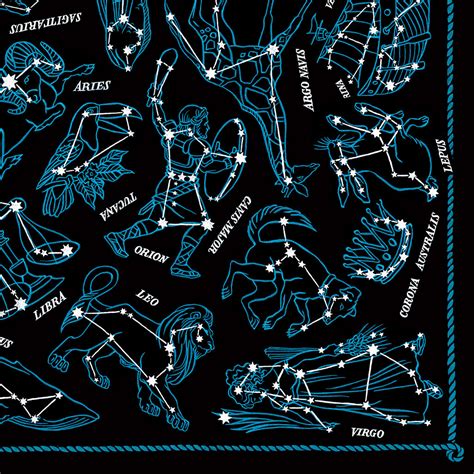 Astronaut, cosmo cat and asteroids. Constellations print - Chandler O'Leary