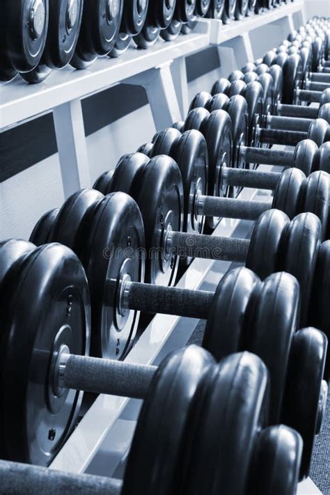 Heavy Sports Dumbbells Stock Image Image Of Power Muscular 3834683