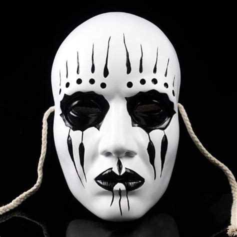 Resin Mask Slipknot Rock Roll Dance Party Mask White Slipknot Mask