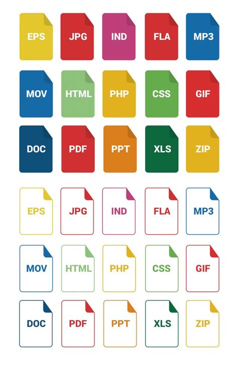 File Formats Icons 30 Free Icons Svg Eps Psd Png Files