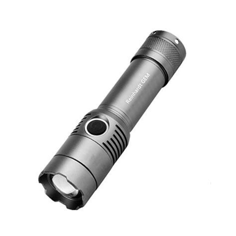 Reinhardt Gem Flashlights5 Modes Adjustable Focus Rechargeable Led