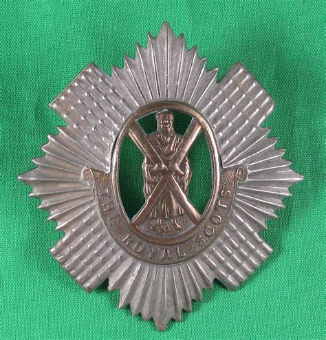 The Royal Scots Regimental Cap Badge Chadbourne Antiques And Collectibles
