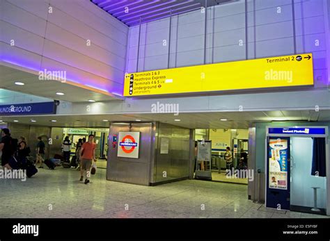 Heathrow Terminal 2 The Queens Terminal Underground Station London