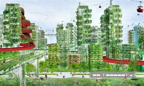 Forest Cities Tree Covered Urban Architecture To Combat Smog In China