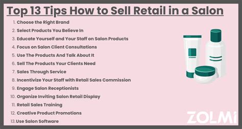 How To Sell Retail Products In A Salon