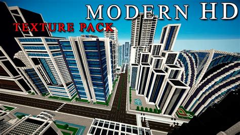 Minecraft Texture Pack Modern Hd Youtube