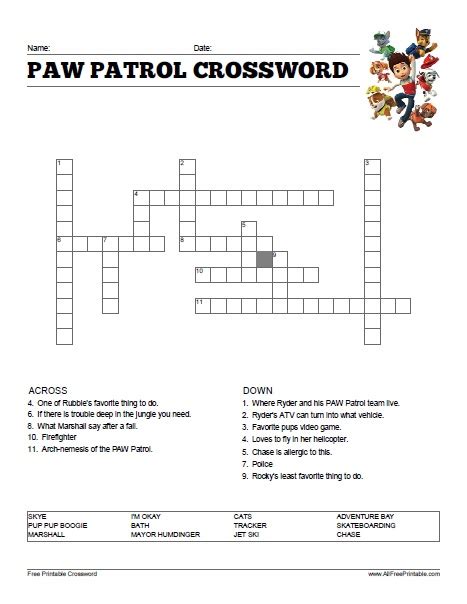 Print Paw Patrol Reward Chart Free Printable