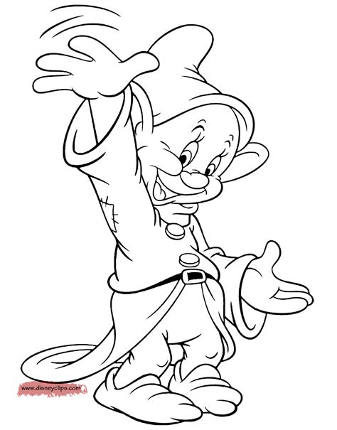 Snow White And The Seven Dwarfs Coloring Pages 5 Disney