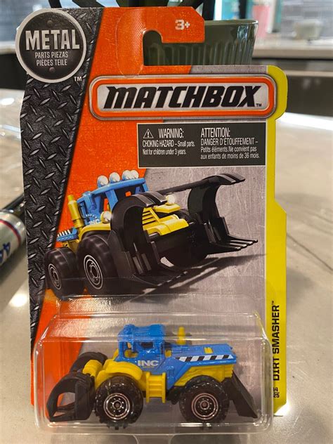 Matchbox Dirt Smasher 2016 Inc Construction Mbx Construction
