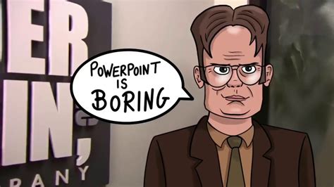 Drawing Of Dwight Schrute The Office Fire Drill Cartoonified Youtube