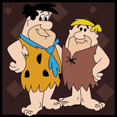 Fred Flintstone And Barney Rubble Classic Cartoon
