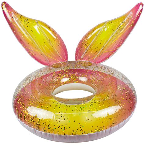 Poolmaster 48 In Glitter Pixie Party Float Swimming Pool Tube 87169 The Home Depot