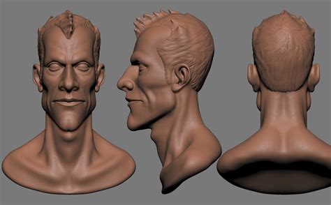 Artstation Face Sculpting Ankit Rangu Character Modeling Animated