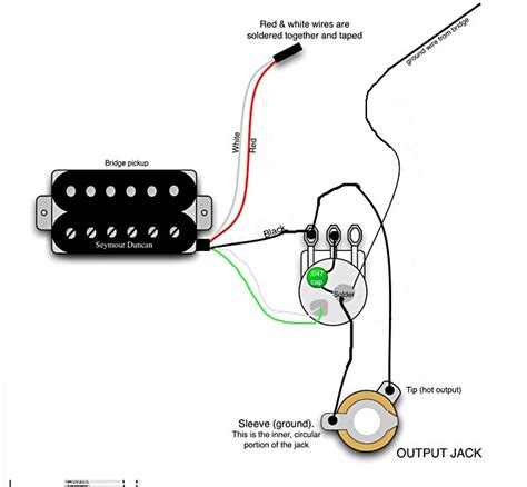 Guitar pickup engineering from irongear uk. Wiring Diagram One Humbucker - Database - Wiring Diagram Sample