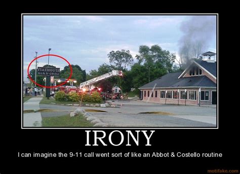 Irony Fire House Fire Kalamazoo Demotivational Poster Fire Critic