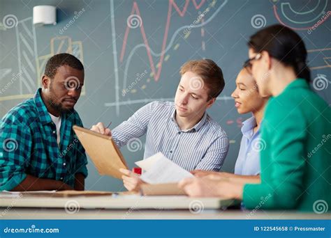 People Planning At Meeting Stock Photo Image Of Planning 122545658