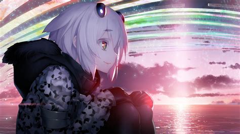 White Hair Anime Girl Wallpapers Top Free White Hair Anime Girl