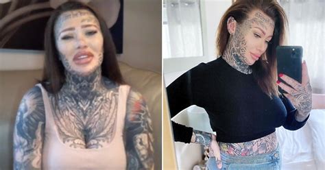 Britains Most Tattooed Woman Reveals Addiction Led To Inking Her Face