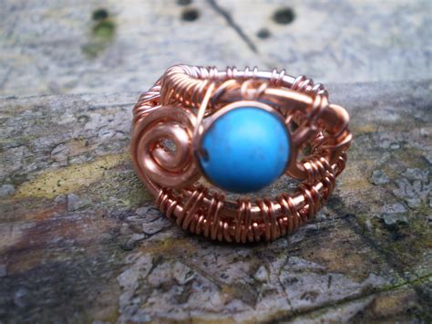 Turquoise And Copper Ring Natalia Bianco Flickr