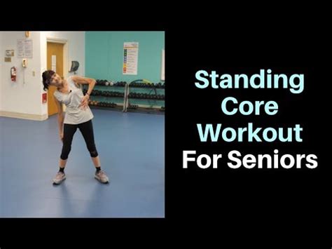 Standing Ab Workout For Seniors Fitness With Cindy