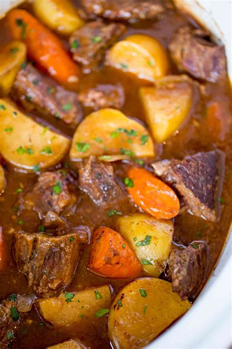 Beef Stew In Slow Cooker On Low Beef Poster