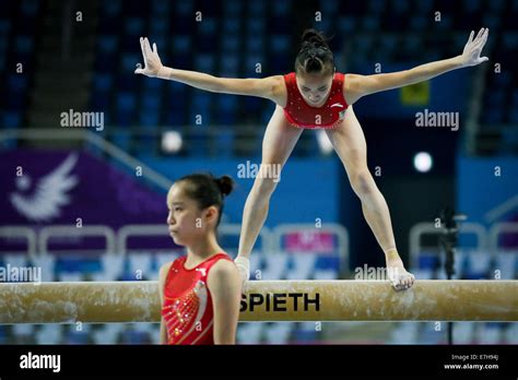Incheon South Korea Th Sep Chinese Gymnastics Athlete Huang