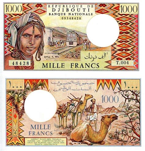 1000 Francs Unc Banknote Banknote Collection Money For Nothing