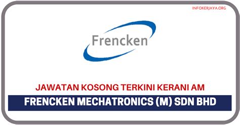 Maybe you would like to learn more about one of these? Jawatan Kosong Terkini Frencken Mechatronics (M) Sdn Bhd ...