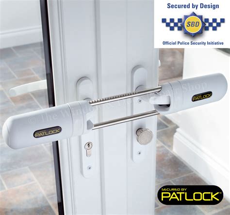 Patlock Patio Conservatory French Double Door Dead Lock Extra Security