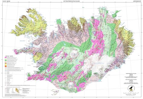 Geological Maps Icelandic Institute Of Natural History
