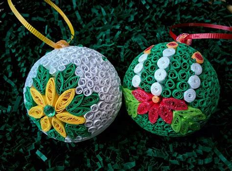 Paper Quilling Christmas Balls Ornaments Origami Christmas Ornament