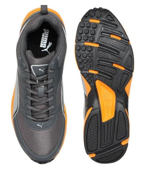 This distributes pressure across your arches to lessen foot pain to walk or run comfortably. Puma Gray Running Shoes - Buy Puma Gray Running Shoes ...