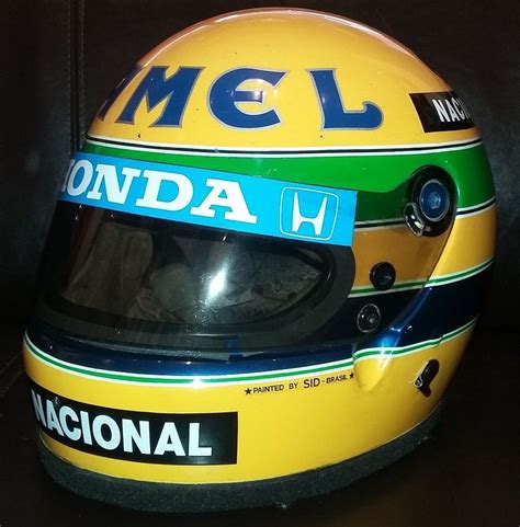 Ayrton Senna Helmet Collection