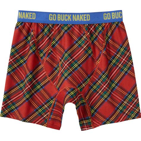 Mens Go Buck Naked Pattern Boxer Briefs Duluth Trading Company