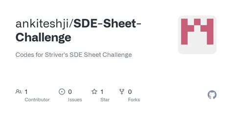 Github Ankiteshjisde Sheet Challenge Codes For Strivers Sde Sheet
