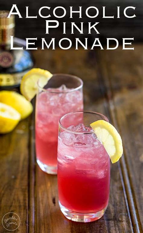 Alcoholic Pink Lemonade With Sweet And Sour Notes This Cocktail Will