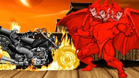 Ghost Rider Vs Mephisto Highest Level Amazing Fight Youtube
