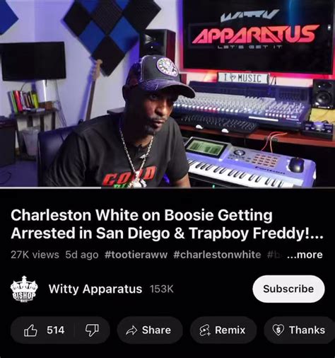 witty apparatus on twitter rt ogfrankie charleston white predicts boosie getting arrested