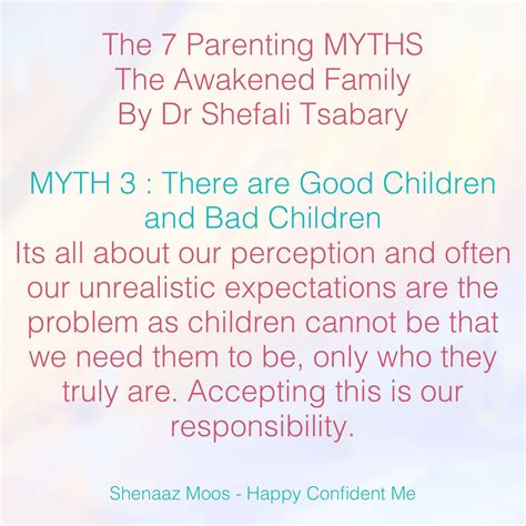 Myth No 3 There Are Good Children And Bad Children Conscious