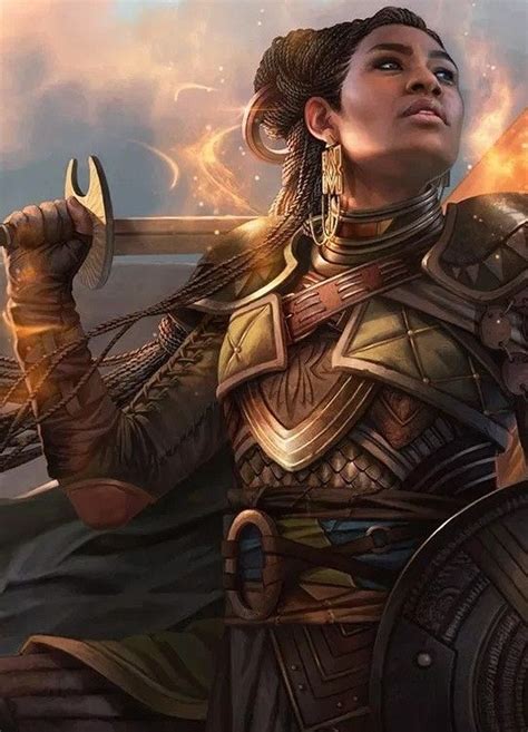 heroic fantasy 3d fantasy fantasy warrior fantasy artwork woman warrior black characters